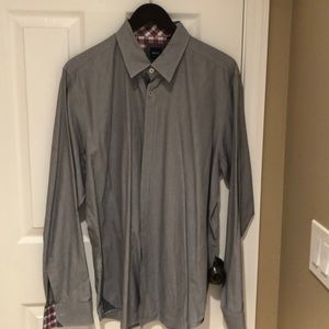 Hugo boss grey dress shirt